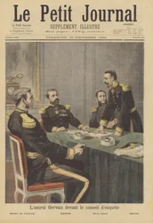Admiral Gervais vor dem Untersuchungsausschuss